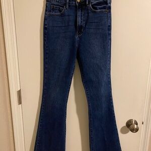 JUST USA high rise vintage skinny flare jean